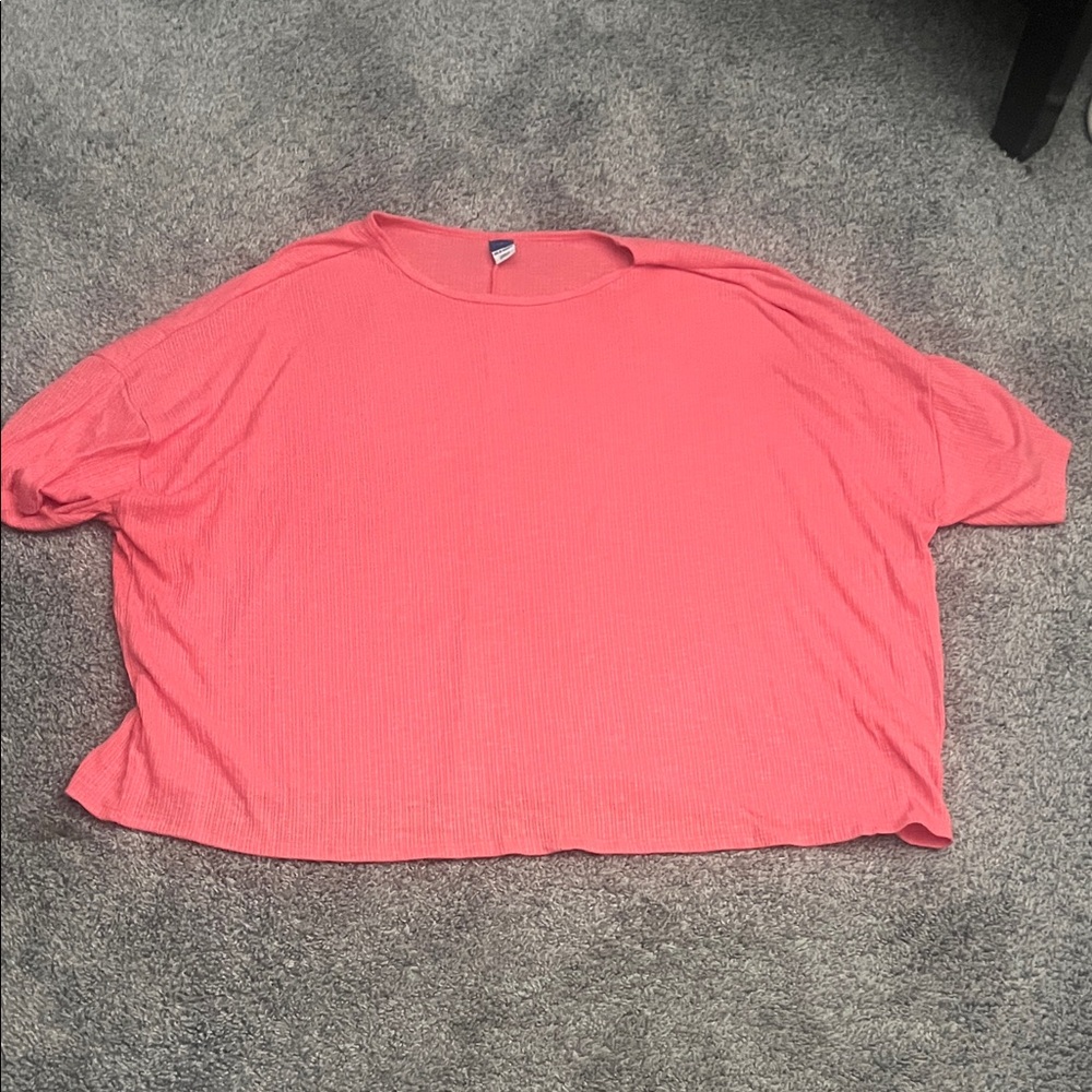 Old Navy luxe Coral Short Sleeve Tee